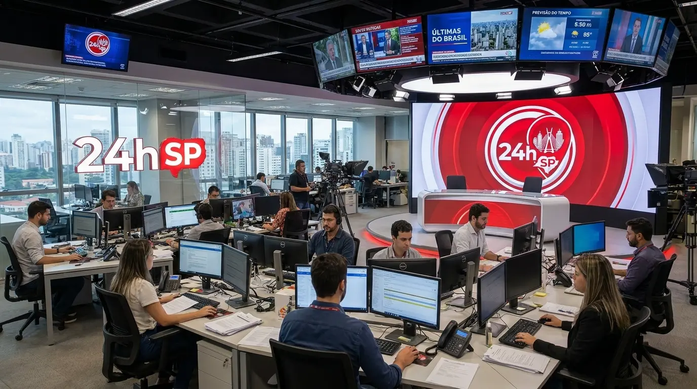Estado de São Paulo amplia monitoramento com tornozeleiras eletrônicas Funcionários analisando dados de tornozeleiras eletrônicas no Estado de São Paulo